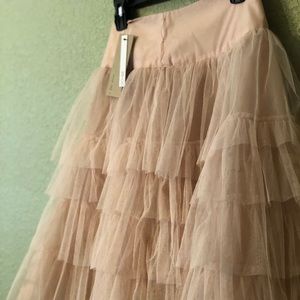 Pink tulle skirt!